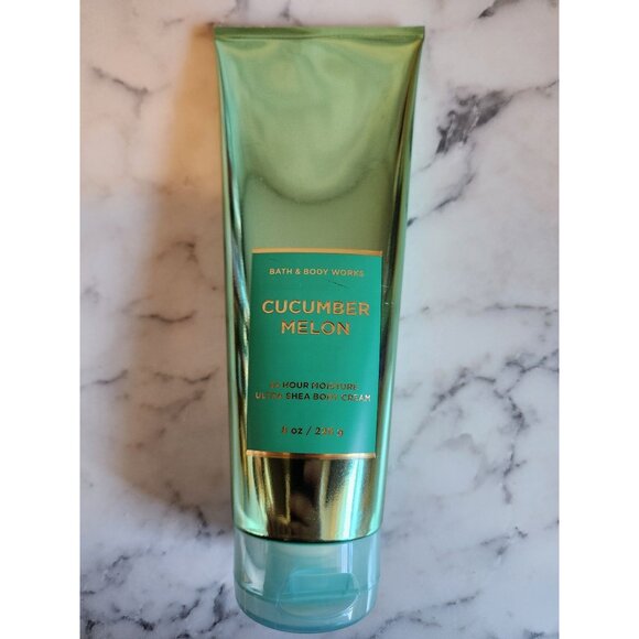 Bath & Body Works Cucumber Melon Ultra Shea Body Cream 8 Oz - Picture 4 of 4